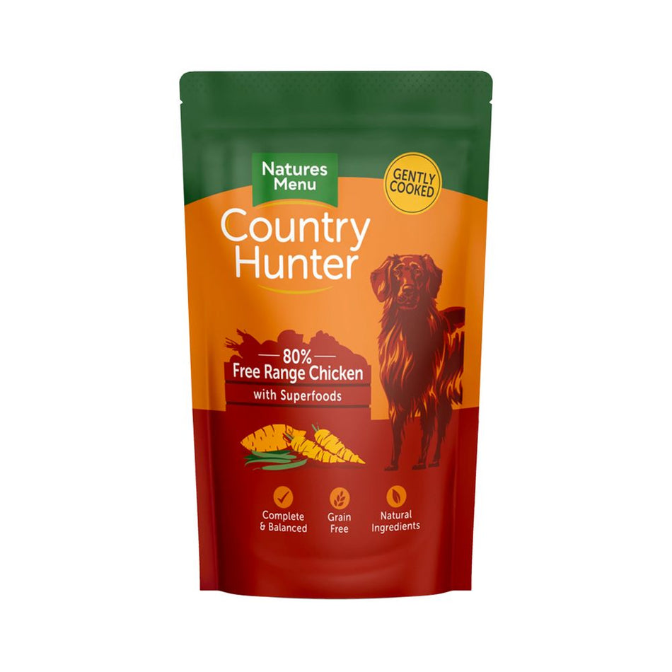 Country Hunter Chicken Dog Pouches 150g