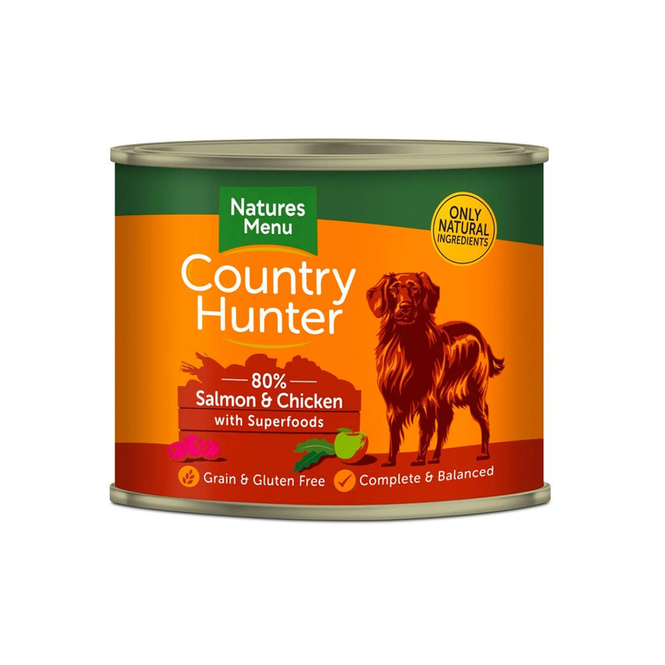 Country Hunter Salmon & Chicken Dog Cans 600g
