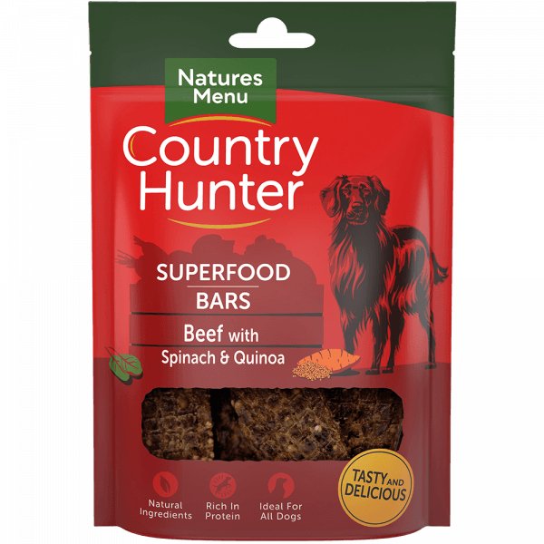 Country Hunter Superfood Bar Beef with Spinach & Quinoa 100g