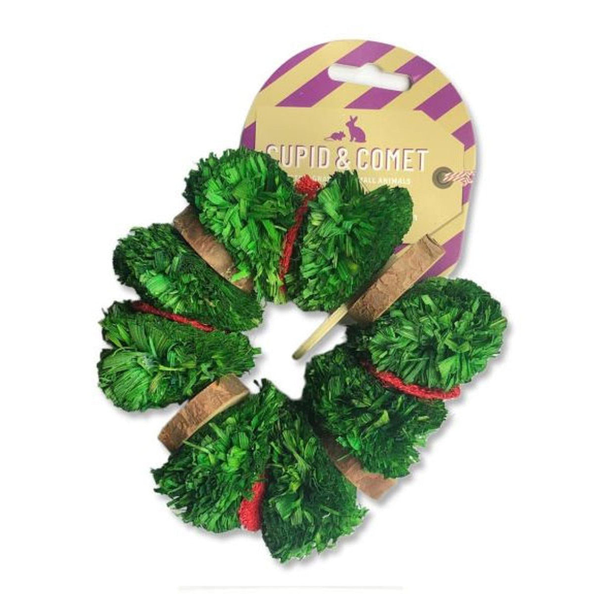 Cupid & Comet Christmas Wreath For Small Animals 