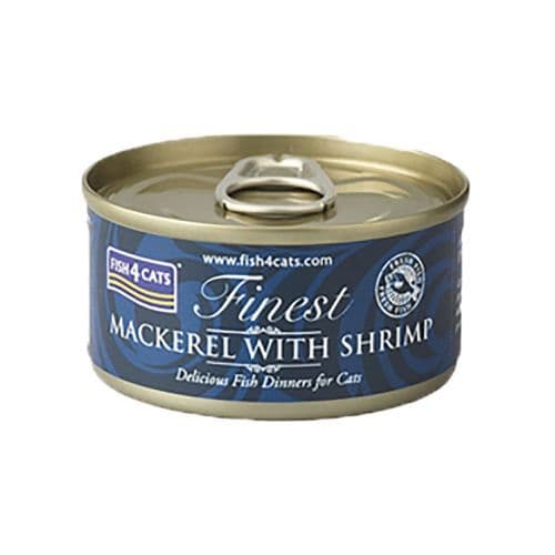 Fish4Cats Mackerel with Shrimp Wet Cat Food