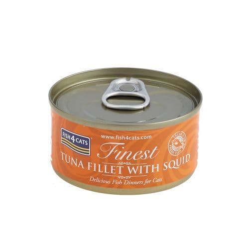 Fish4Cats Tuna Fillet with Squid Wet Cat Food