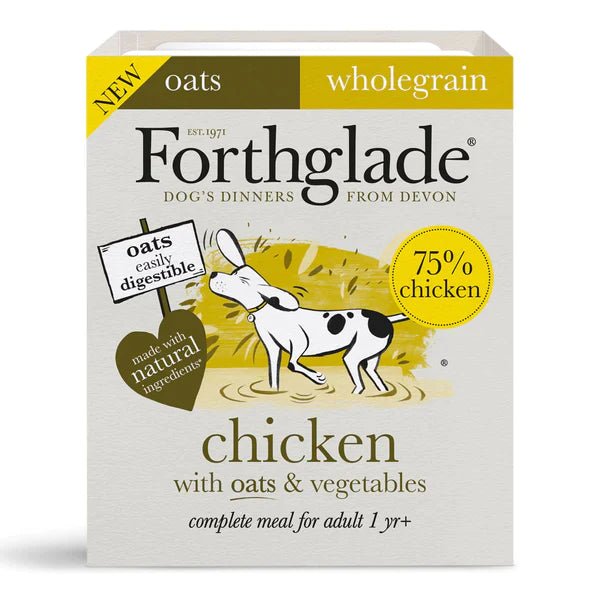 Forthglade Chicken with Oats & Vegetables Wet Dog Food 395g