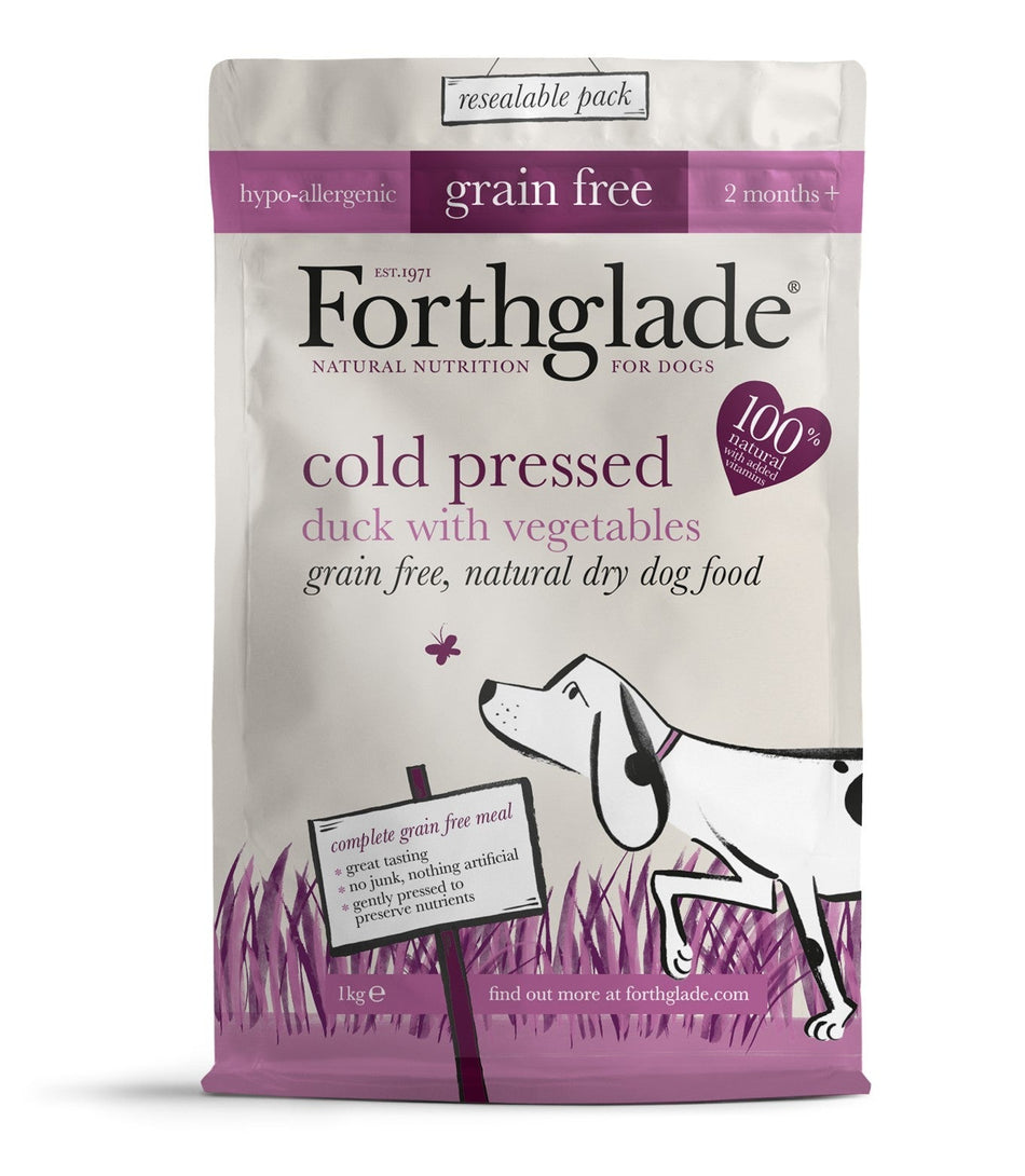 Forthglade Cold Pressed Dry Dog Food - Duck