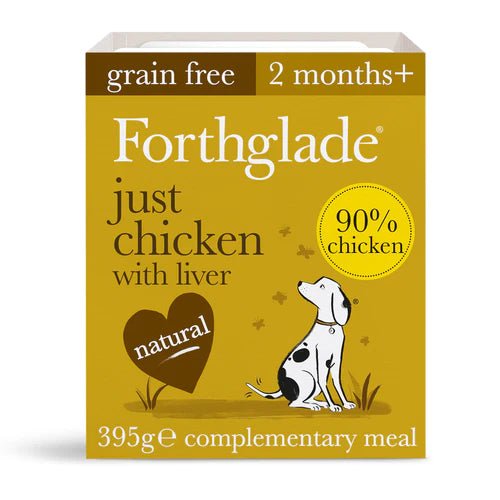Forthglade Just Chicken with Liver Wet Dog Food 395g