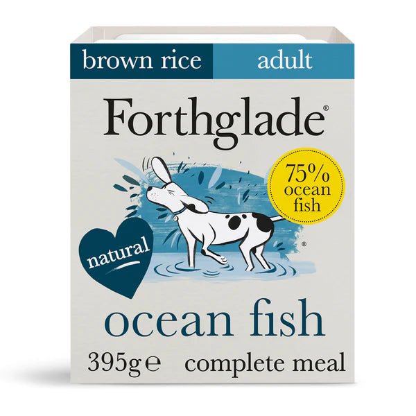 Forthglade Ocean Fish with Brown Rice Wet Dog Food 395g