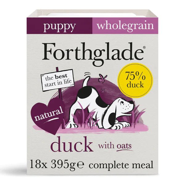 Forthglade Puppy Duck with Oats & Vegetables Tray