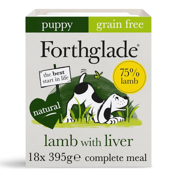 Forthglade Puppy Lamb with Liver Wet Dog Food 395g