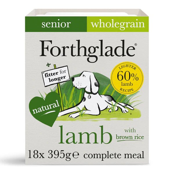 Forthglade Senior Lamb with Brown Rice Wet Dog Food 395g