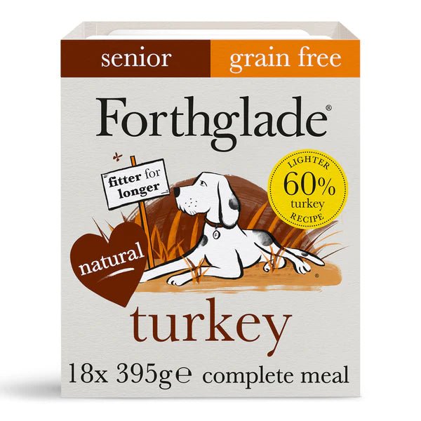 Forthglade Senior Turkey with Butternut Squash Wet Dog Food 395g