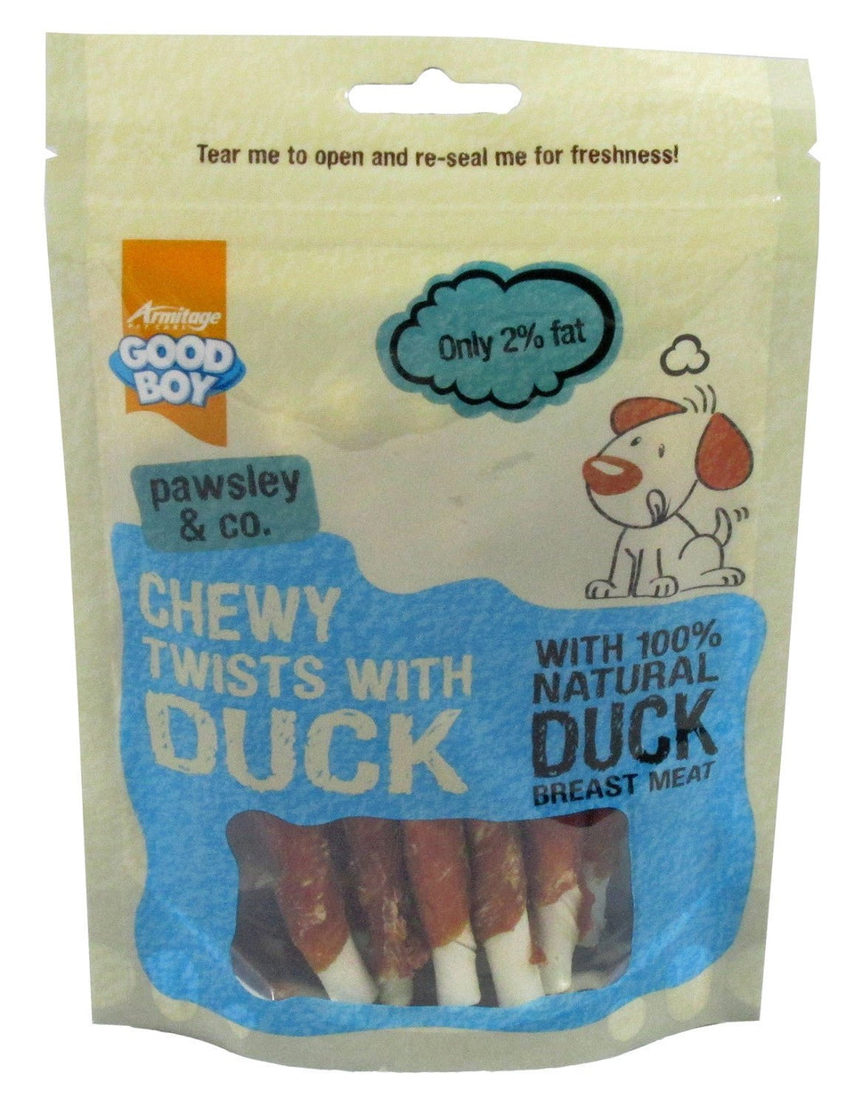 Good Boy Chewy Twists With Duck 90g