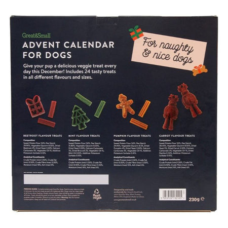 Great & Small Vegetable Chew Dog Christmas Advent Calendar 