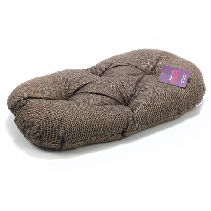 Great&Small Brown Tweed Quilted Mattress Pet Bed - Walkies Pet Shop