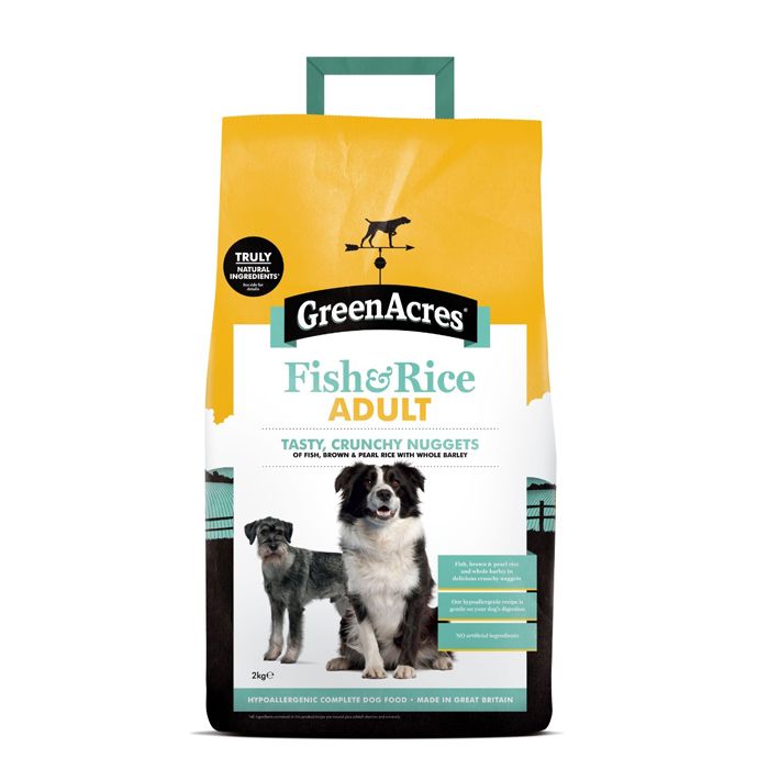 GreenAcres Adult Adult Fish & Rice Dog Food - Walkies