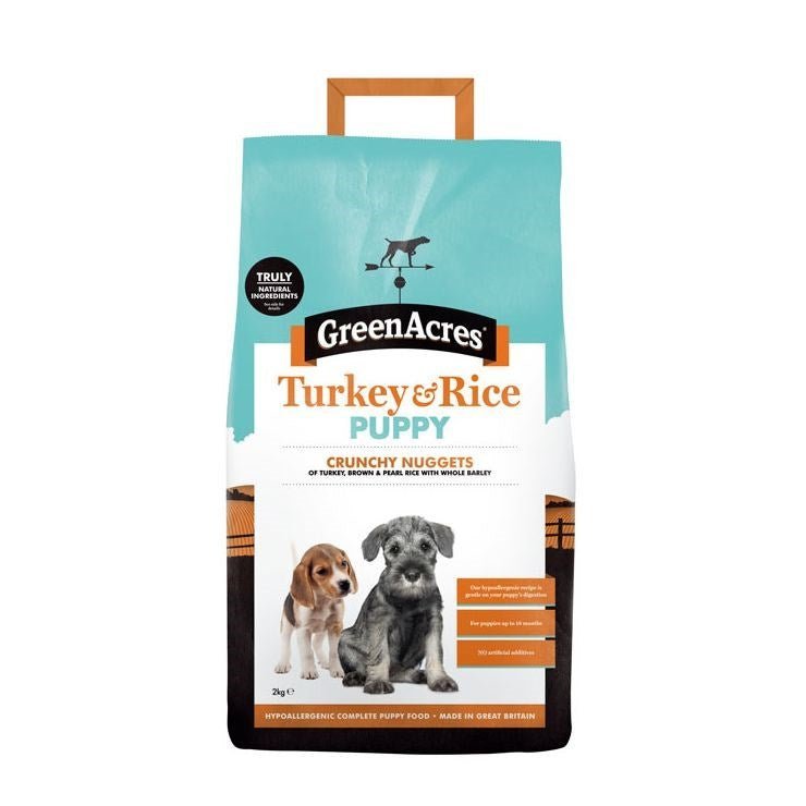 GreenAcres Puppy Turkey & Rice Dog Food - Walkies