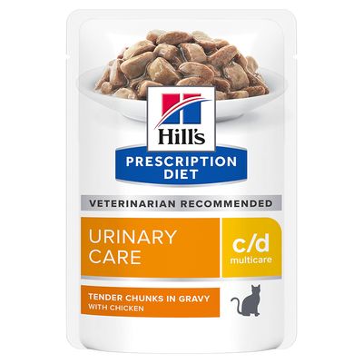 Hills Prescription C/D Multicare Chicken In Gravy Cat Pouch 85g