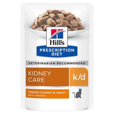 Hills Prescription K/D Chicken In Gravy Cat Pouch 85g