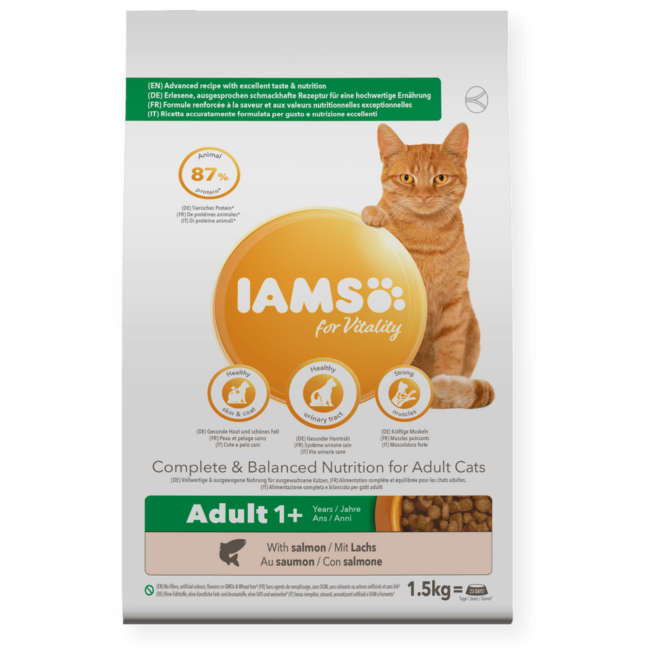 IAMS for Vitality Adult Cat Food - Salmon