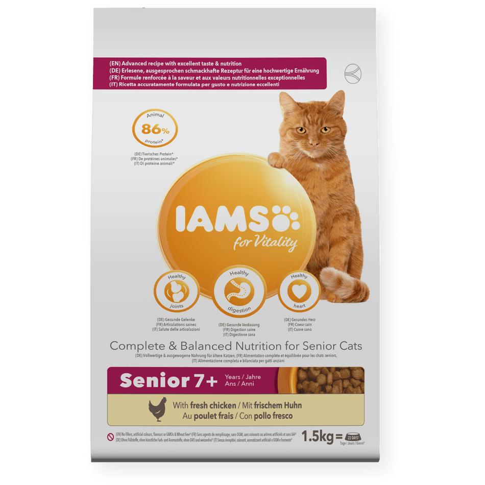 IAMS for Vitality Senior Cat Food - Chicken