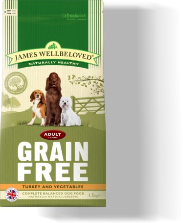 James Wellbeloved Grain Free Turkey Dog Food