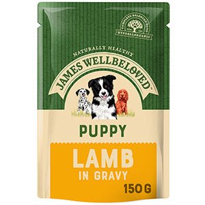 James Wellbeloved Puppy Lamb Pouch 150g