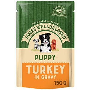 James Wellbeloved Puppy Turkey Pouch 150g