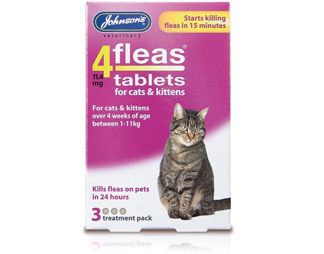 Johnson's 4Fleas Cat and Kitten Flea Tablets