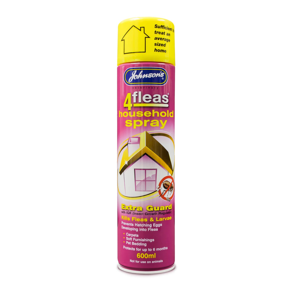 Johnson's 4Fleas Household Flea Spray 600ml