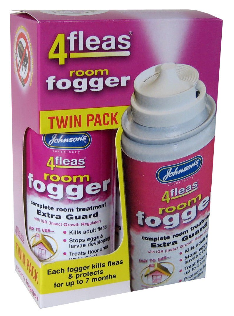 Johnson's 4Fleas Room Fogger Twinpack 2x100ml