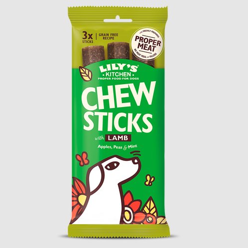 Lilys Kitchen Chew Sticks with Lamb 120g