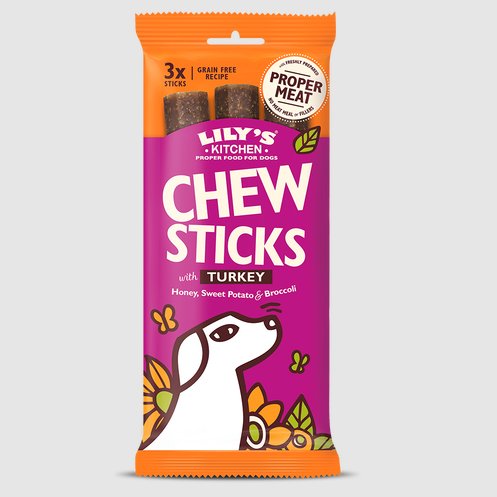 Lilys Kitchen Chew Sticks with Turkey 120g