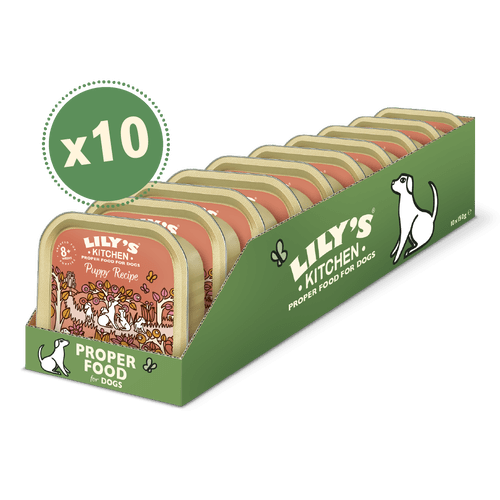 Lilys Kitchen Chicken Puppy Dog Food Tray 150g