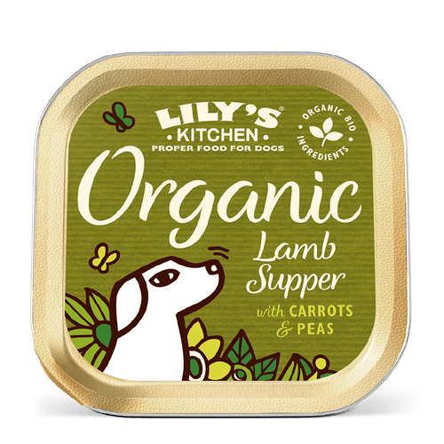 Lilys Kitchen Organic Lamb Dog Food Tray 150g
