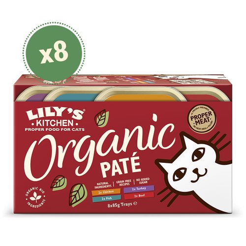 Lily's Kitchen Organic Multipack For Cats 8pk
