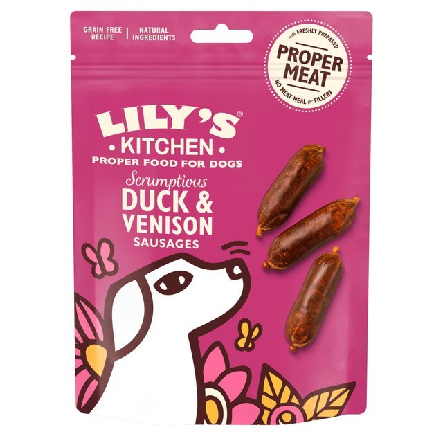 Lilys Kitchen Scrumptious Duck & Venison Sausages 70g
