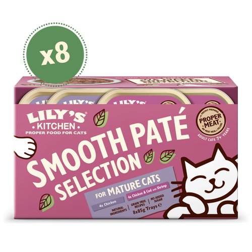 Lily's Kitchen Smooth Pate Selection Multipack For Senior Cats