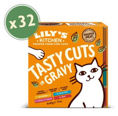 Lily's Kitchen Tasty Cuts Mixed Multipack Wet Food For Cats