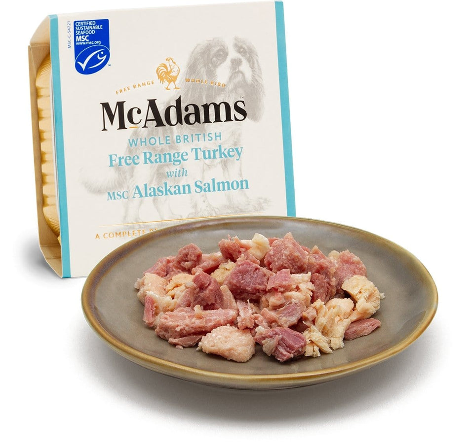 Mcadams Free Range Turkey & Alaskan Salmon Wet Dog Food - Walkies