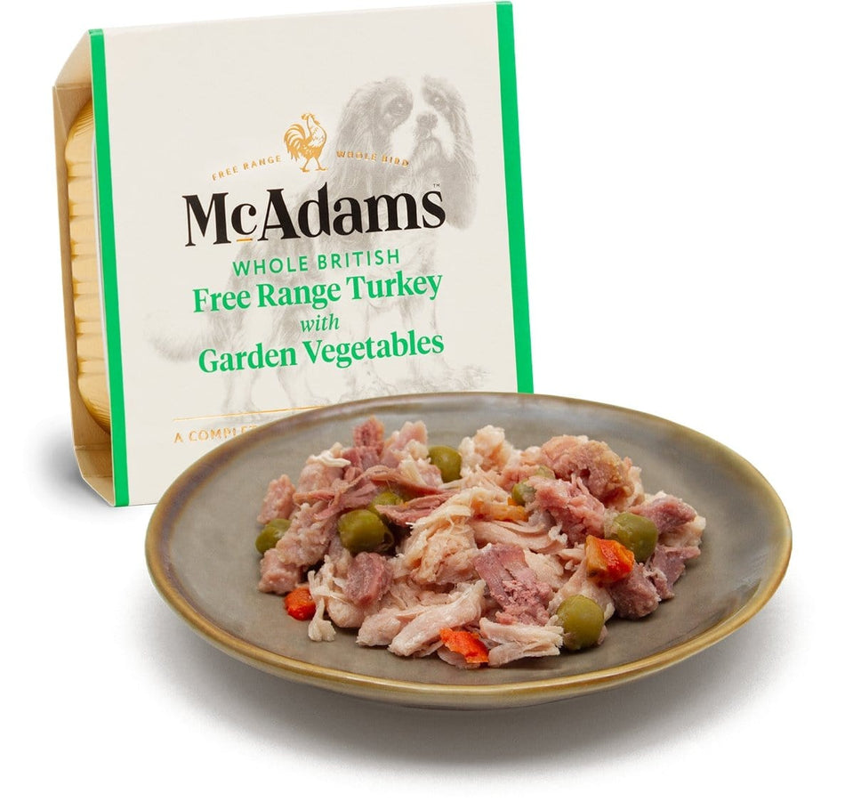 Mcadams Free Range Turkey & Vegetables Wet Dog Food - Walkies