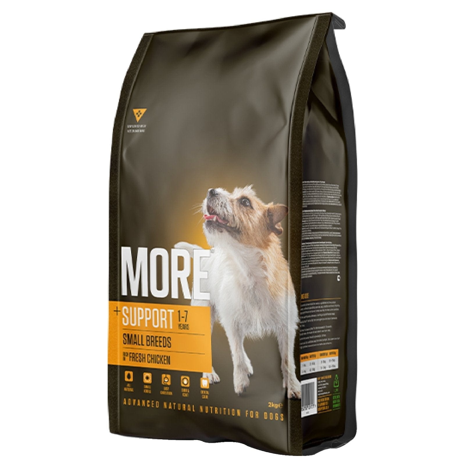 More Support Chicken Small Breeds Dry Dog Food - Walkies