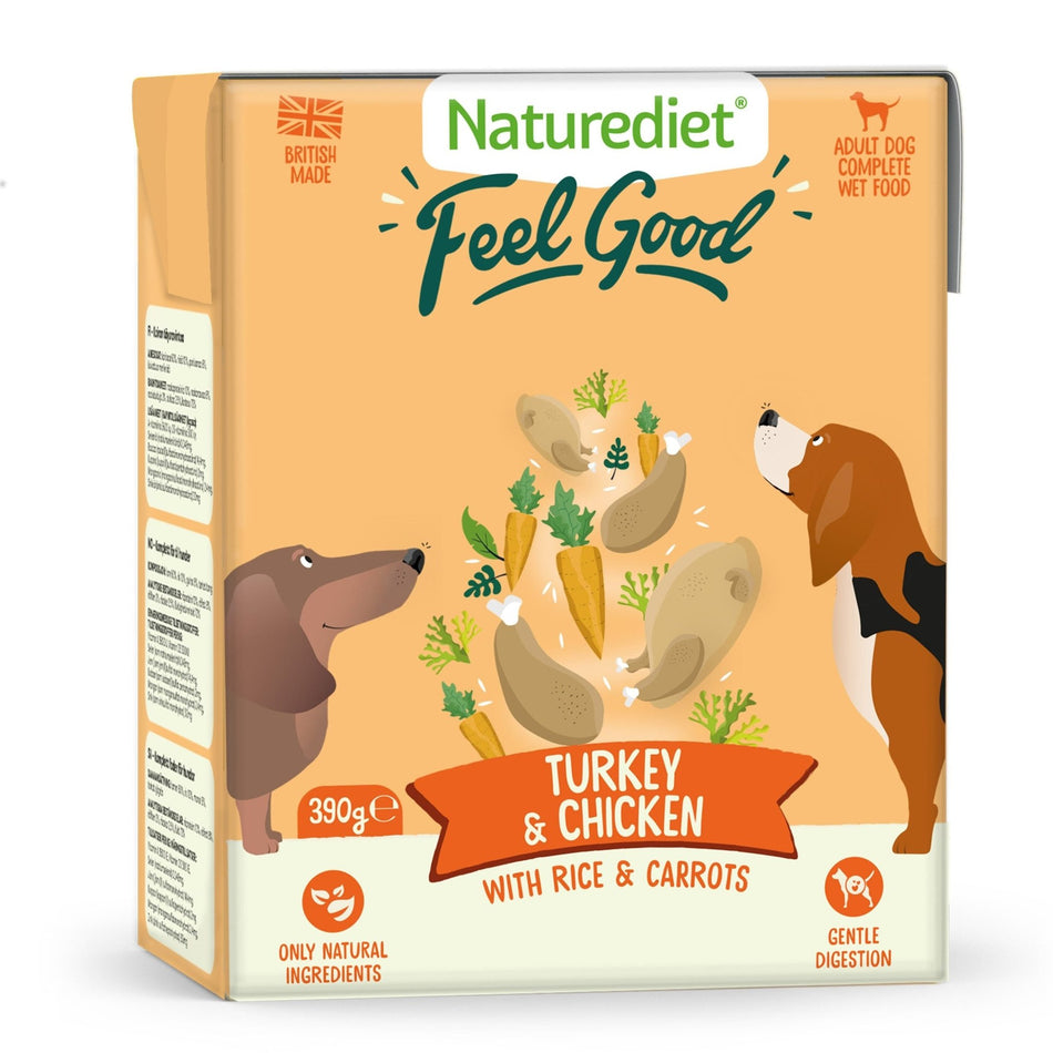 Naturediet Feel Good Turkey & Chicken 390g