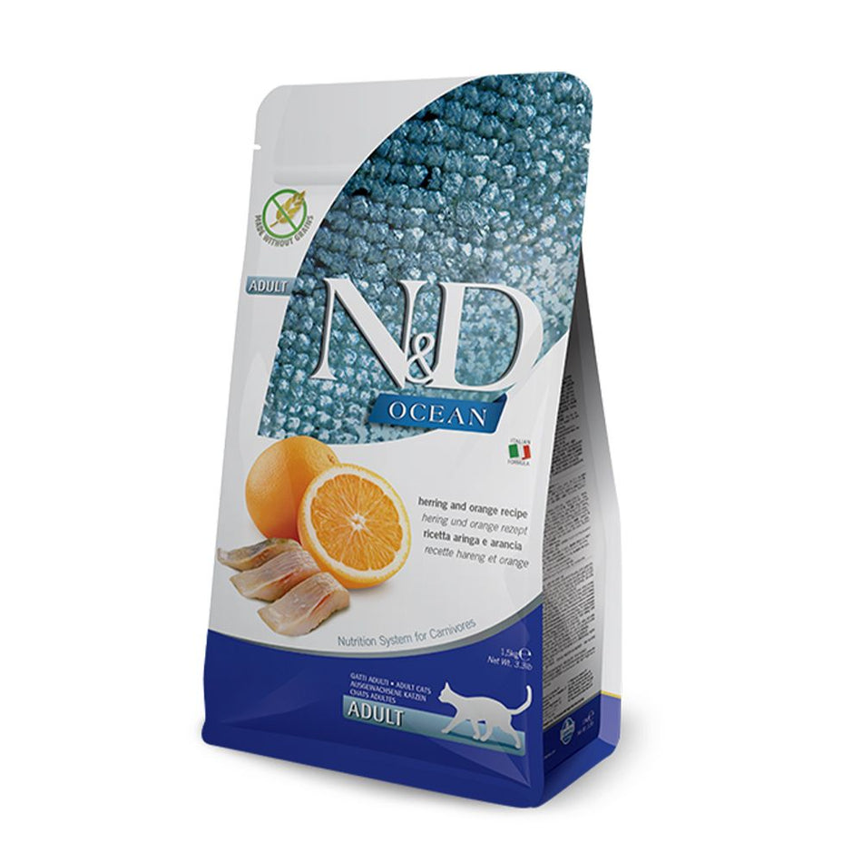 N&D Ocean Herring & Orange Dry Cat Food