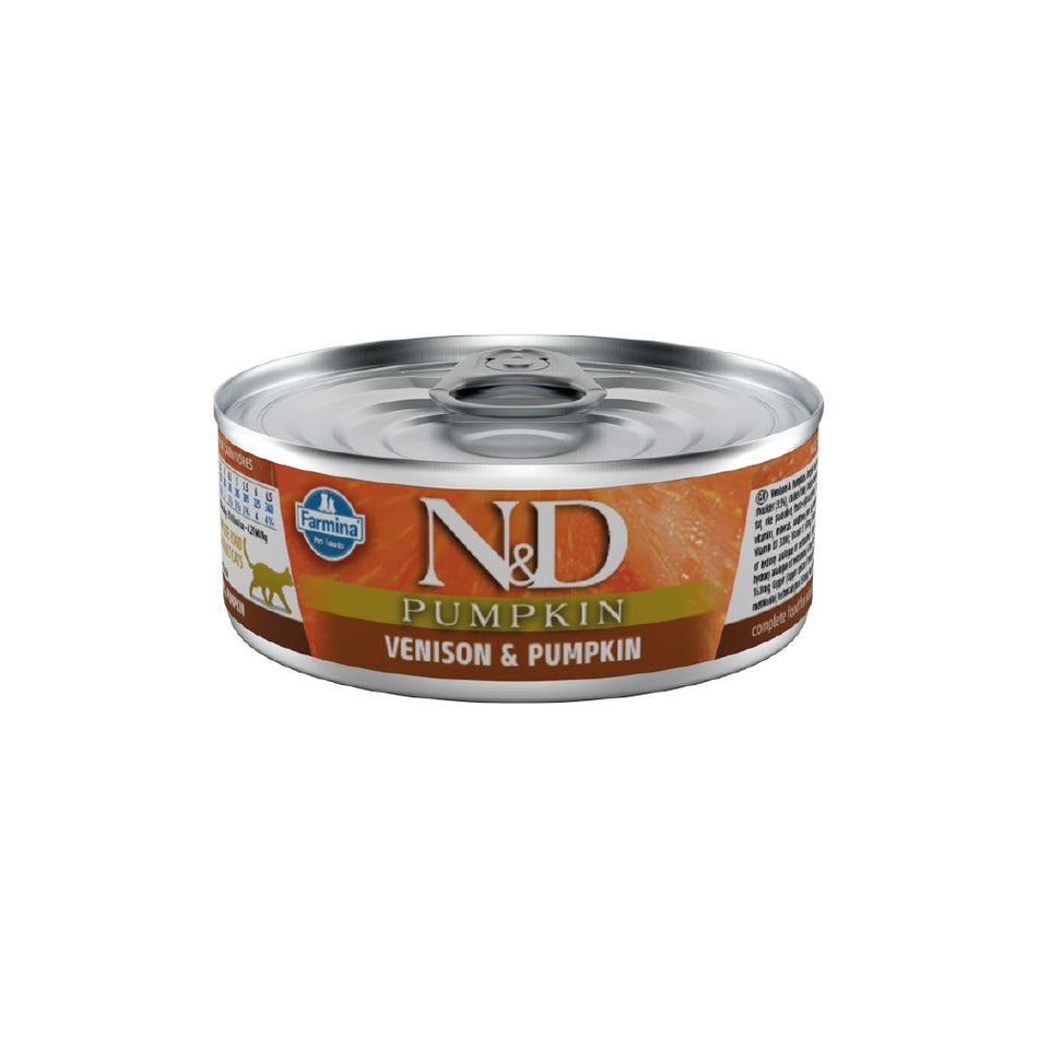 N&D Venison & Pumpkin Wet Cat Food x12