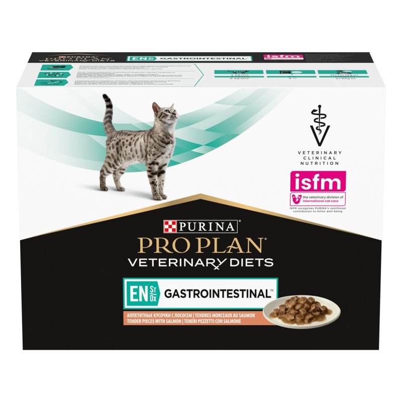 Pro Plan Veterinary Diet EN Gastrointestinal Wet Cat Food - Salmon