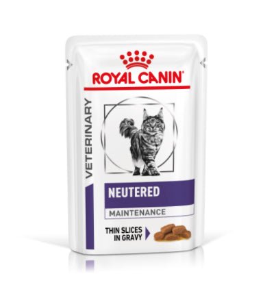 Royal Canin Neutered Maintenance Thin Slices In Gravy Cat Pouches 48 x 85g