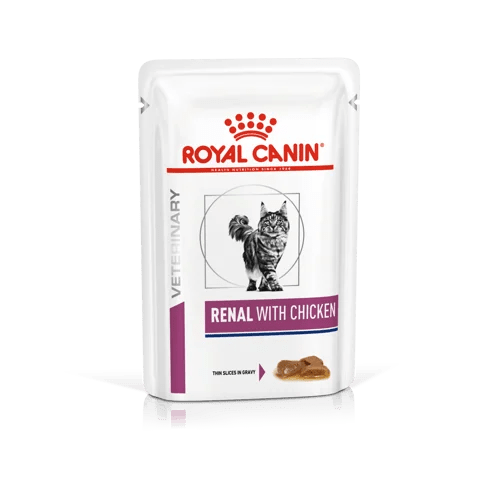 Royal Canin Renal With Chicken Thin Slices In Gravy Cat Pouches