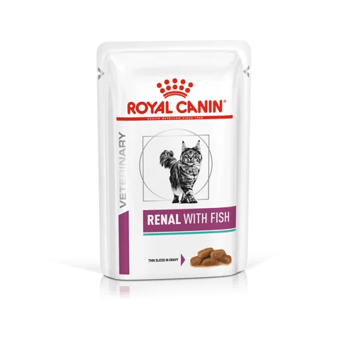 Royal Canin Renal With Fish Thin Slices In Gravy Cat Pouches