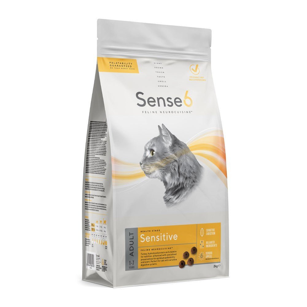 Sense6 Sensitive Cat Adult - Walkies Pet Shop
