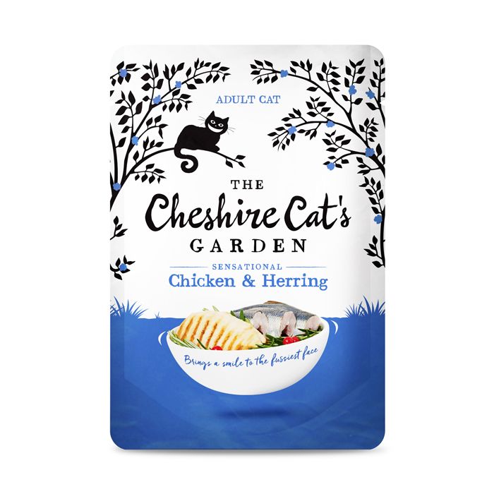 The Cheshire Cat's Garden Chicken & Herring Wet Cat Food - Walkies Pet Shop