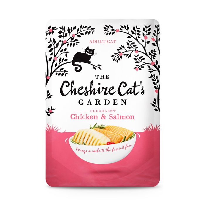 The Cheshire Cat's Garden Chicken & Salmon Wet Cat Food - Walkies Pet Shop